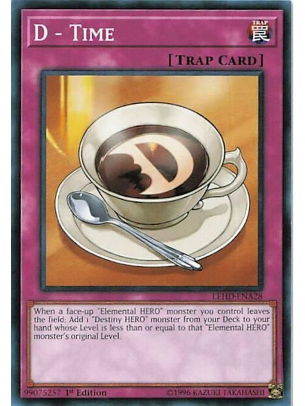 Yu-Gi-Oh! TCG 2006 D - Time NM EOJ